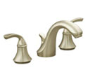 Fort�® widespread lavatory faucet with sculpted lever handles