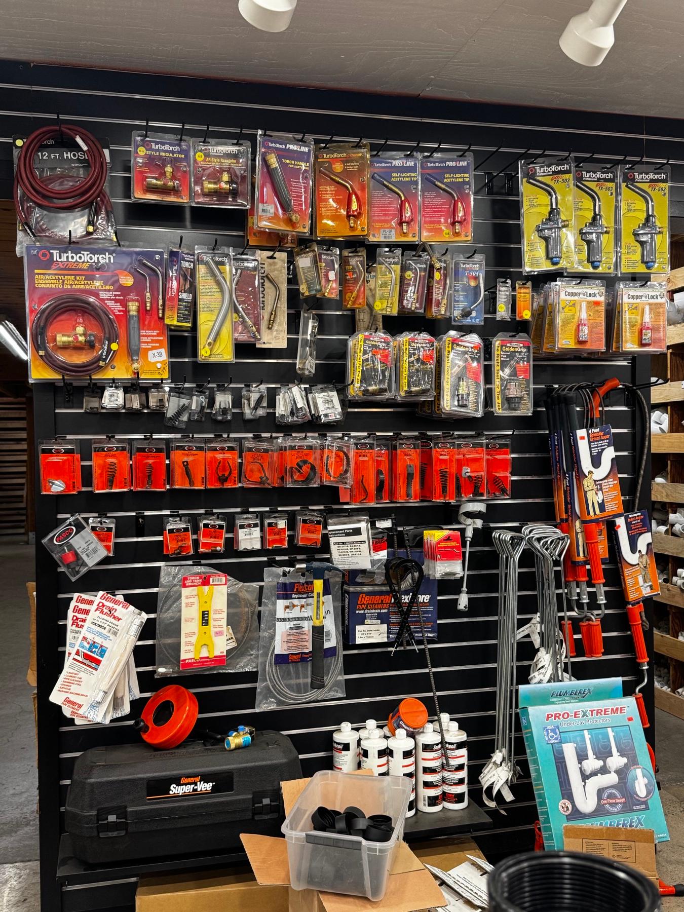 Inside the Fresno Distributing counter area