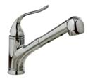 Coralais® single-control pullout spray kitchen sink faucet        