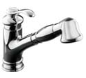 Fairfax® single-control pullout kitchen sink faucet 