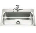 Verse™ single-basin self-rimming kitchen sink