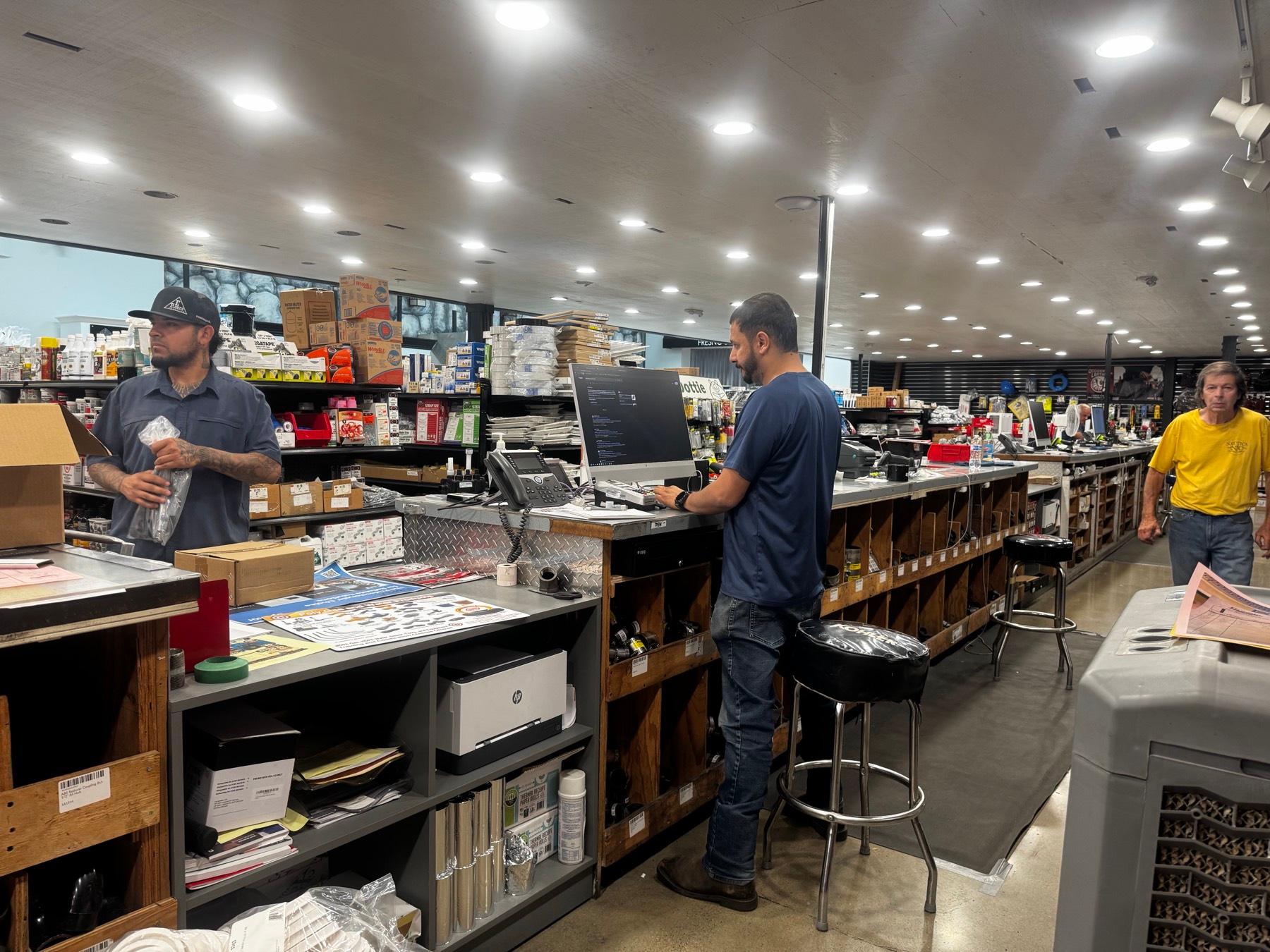 Order at the counter, in person or online